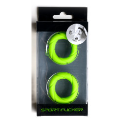Sport Fucker Lot de 2 Cokrings Ready Rings Verts